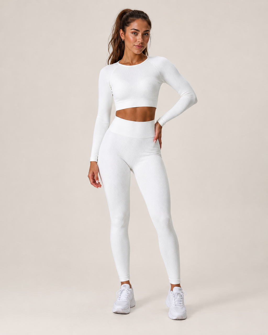 Keona - Naadloze Sportset Met High-Waist Legging