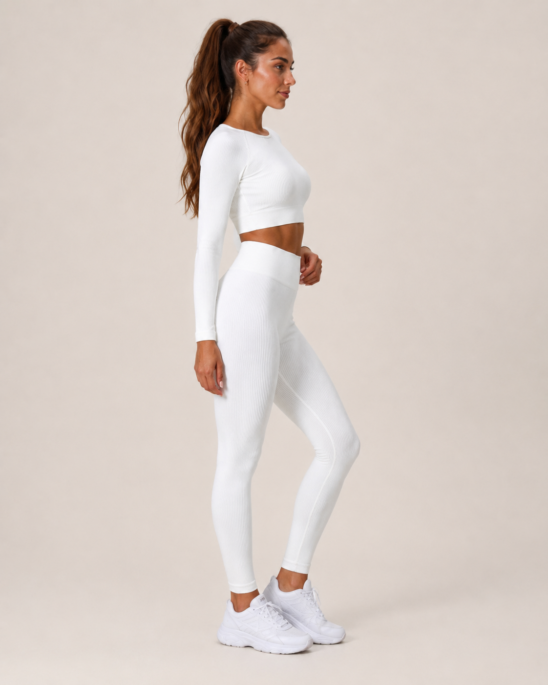 Keona - Naadloze Sportset Met High-Waist Legging