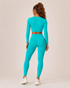 Keona - Naadloze Sportset Met High-Waist Legging