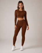 Keona - Naadloze Sportset Met High-Waist Legging