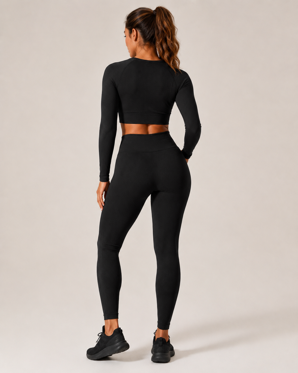 Keona - Naadloze Sportset Met High-Waist Legging