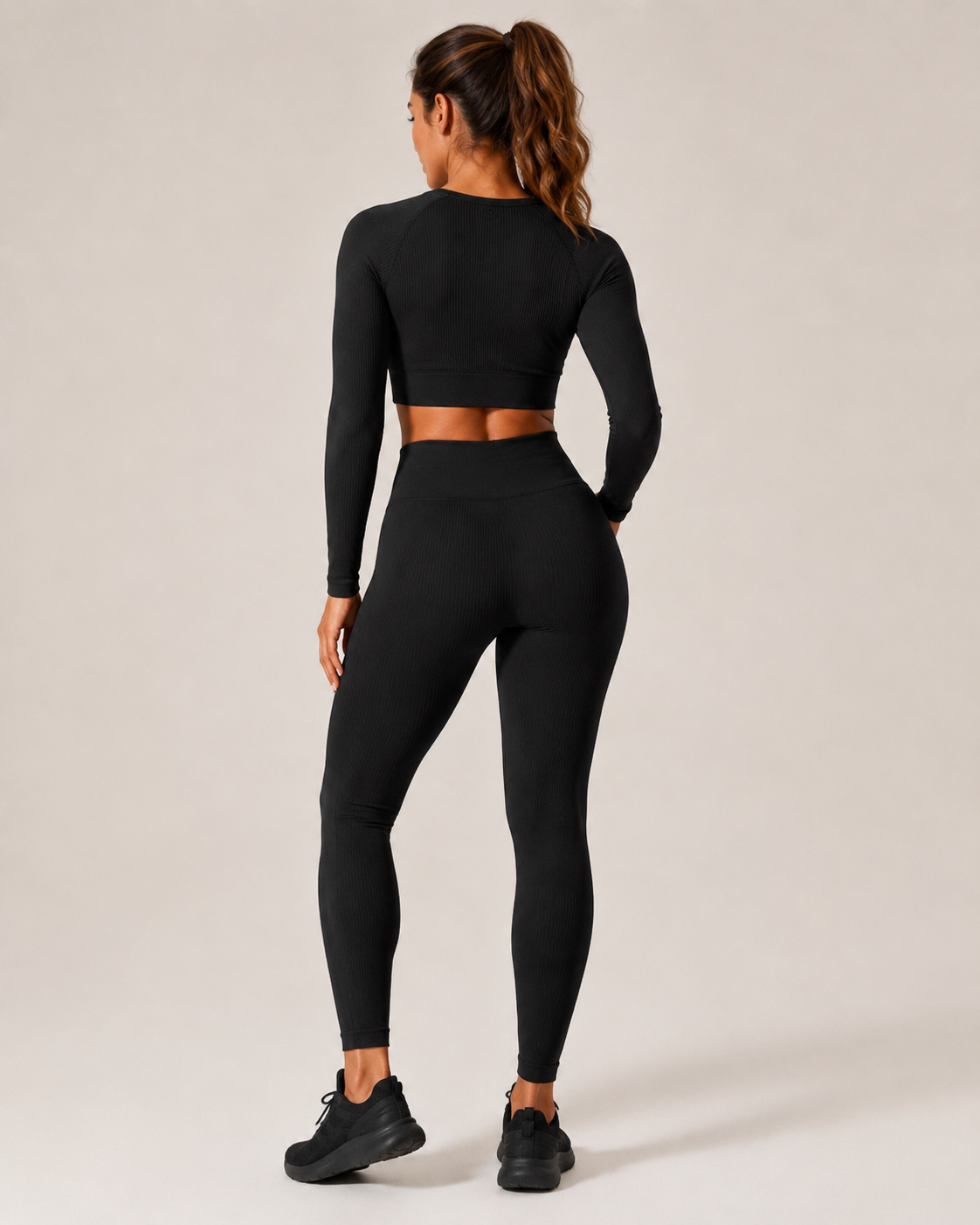 Keona - Naadloze Sportset Met High-Waist Legging