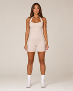 Kaira - Halter Sport Playsuit Met Open Rug