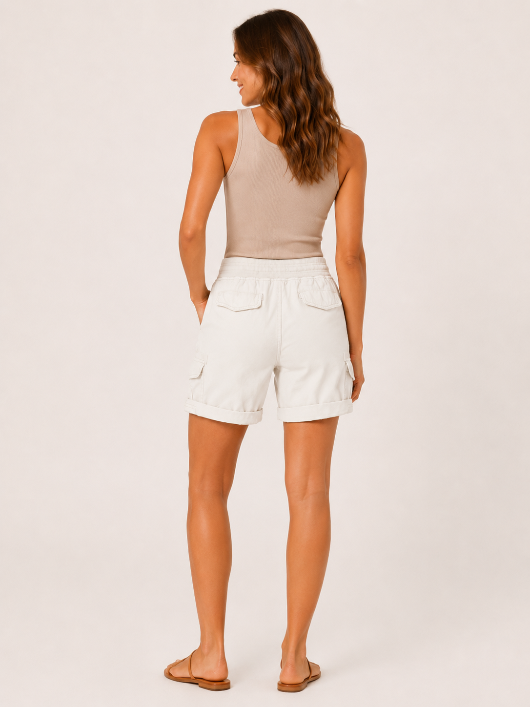 Tamina - Dames Cargoshort Met Trekkoord En Klepzakken