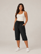 Tirza - Dames Culotte Met Elastische Taille En Wijde Pijpen