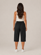 Tirza - Dames Culotte Met Elastische Taille En Wijde Pijpen