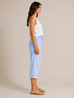 Tirza - Dames Culotte Met Elastische Taille En Wijde Pijpen