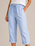 Tirza - Dames Culotte Met Elastische Taille En Wijde Pijpen