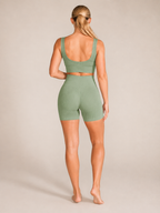 Kelia - Naadloze Sportset Met Shorts