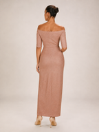 Karina - Strapless Midi-jurk Met Hoge Split