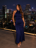 Kaia - Halter Maxi-jurk Met Open Rug