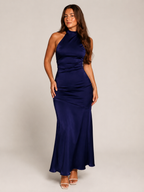 Kaia - Halter Maxi-jurk Met Open Rug