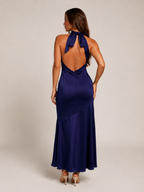 Kaia - Halter Maxi-jurk Met Open Rug