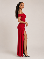 Katalina - Strapless Maxi-jurk Met Split