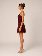 Giavetta - Mini-jurk Met Veren