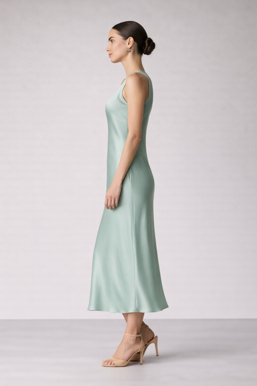 Fien Dames Jurk – Maxi Jurk Met Satijnglans