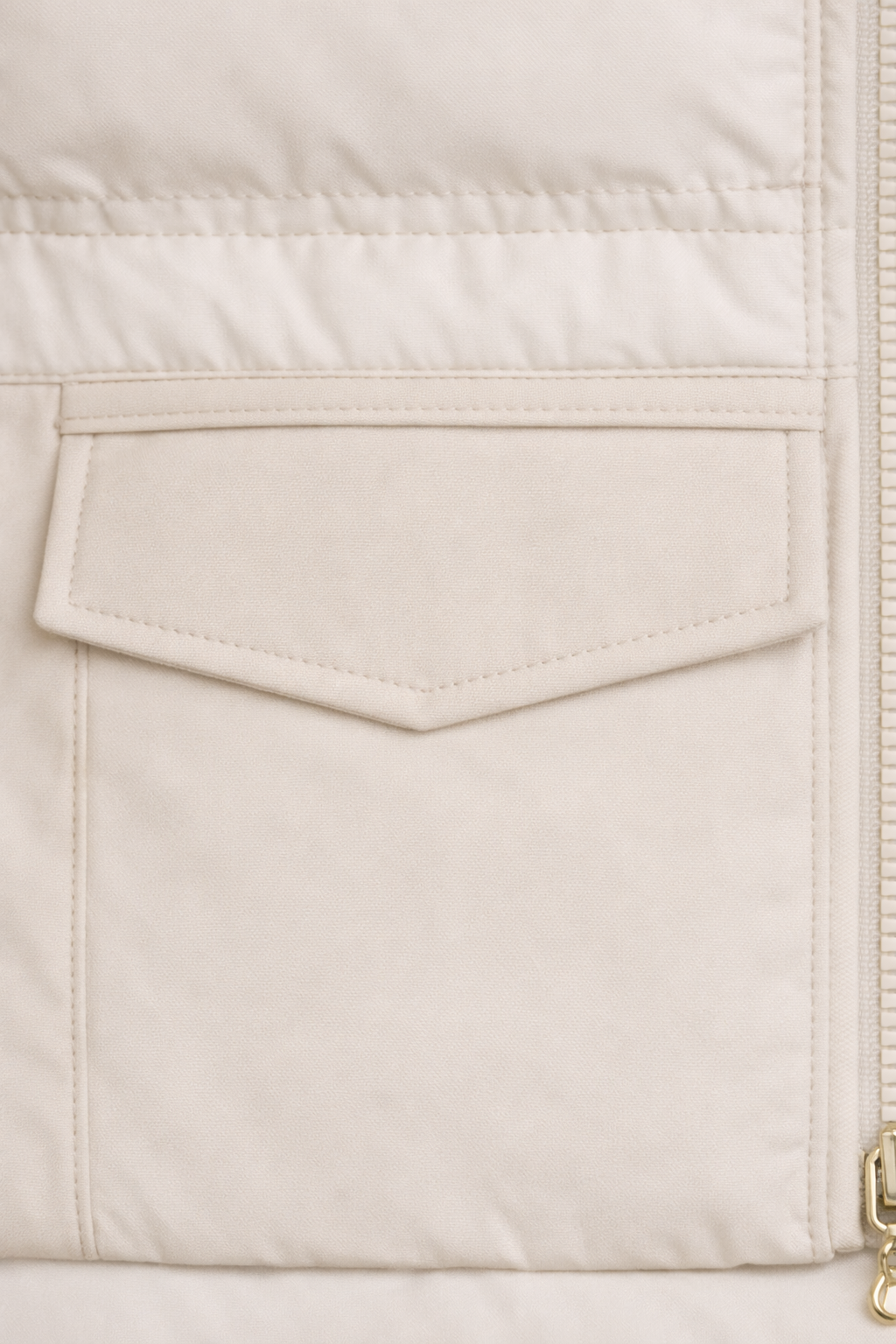 Isa Dames Gewatteerde Jas – Heuplengte Jas Met Mouwzak