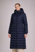 Julie Dames Gewatteerde Jas – Lange Gewatteerde Jas