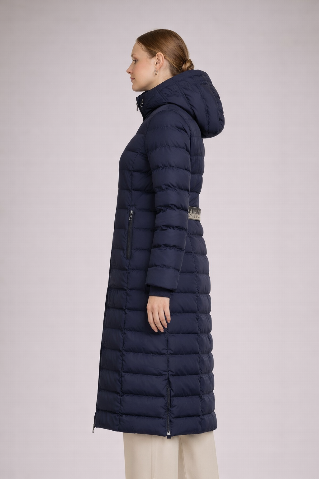 Julie Dames Gewatteerde Jas – Lange Gewatteerde Jas