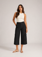 Trinette - Dames Cargo-Culotte Met Klepzakken En 7/8-Lengte