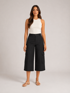 Trinette - Dames Cargo-Culotte Met Klepzakken En 7/8-Lengte