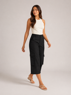 Trinette - Dames Cargo-Culotte Met Klepzakken En 7/8-Lengte