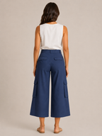 Trinette - Dames Cargo-Culotte Met Klepzakken En 7/8-Lengte