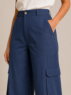 Trinette - Dames Cargo-Culotte Met Klepzakken En 7/8-Lengte
