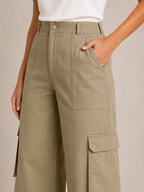 Trinette - Dames Cargo-Culotte Met Klepzakken En 7/8-Lengte
