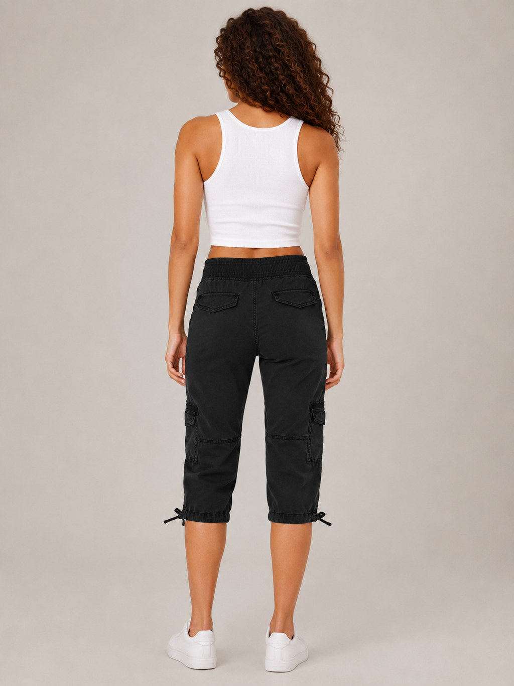 Teodora - Dames A-line Loose Wide-leg Adjustable Pants