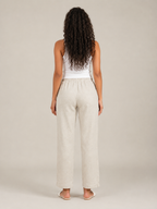 Tolvana - Dames Broek Met Elastische Taille En Trekkoord