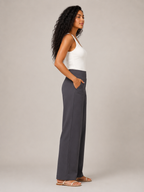 Thalora - Dames Broek Met Hoge Taille En Rechte Pijpen