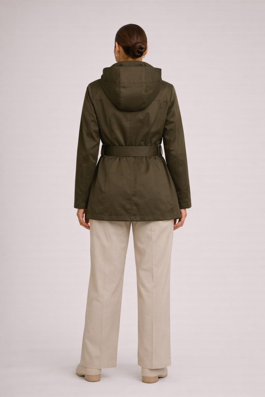 Elin Dames Parka – Halflange Parka Met Klepzakken