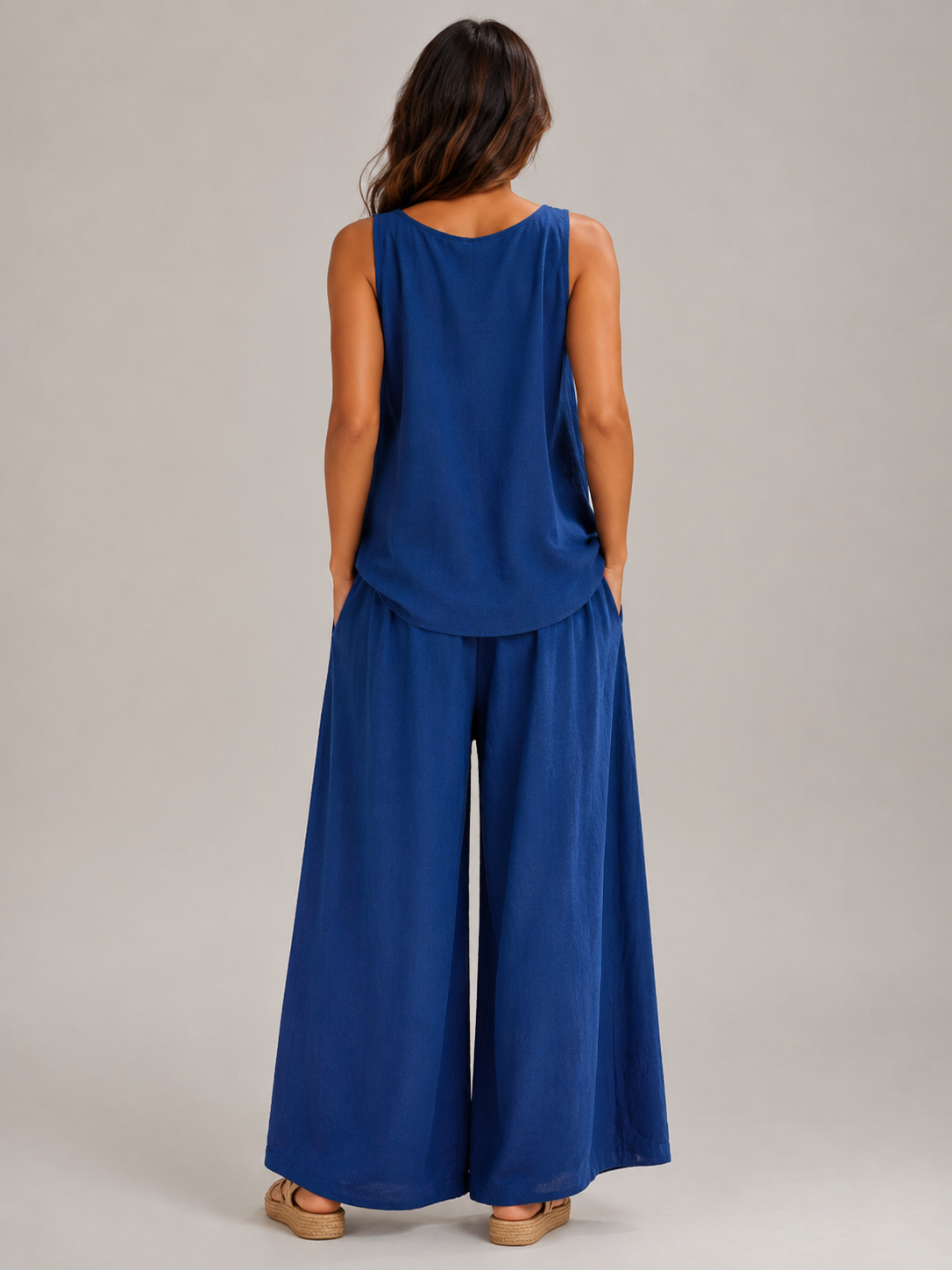 Ulrika - Dames Tweedelige Set Met Mouwloze Top En Ballonbroek