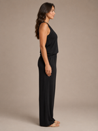 Usola - Dames Tweedelige Set Met V-Halstop En Wijde Broek