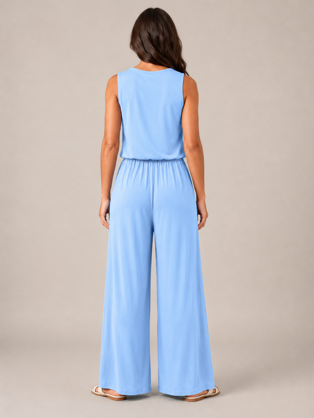 Uleora - Dames Maxi Jurk Met Zijsplitten En Steekzakken