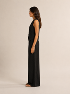 Umeira - Dames Tweedelige Set Met Knoopgilet En Wijde Broek