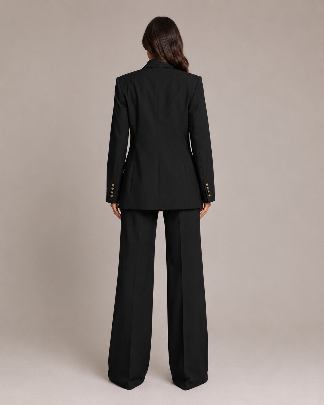 Nadine - Damespak Met Slim Fit Blazer En Rechte Broek