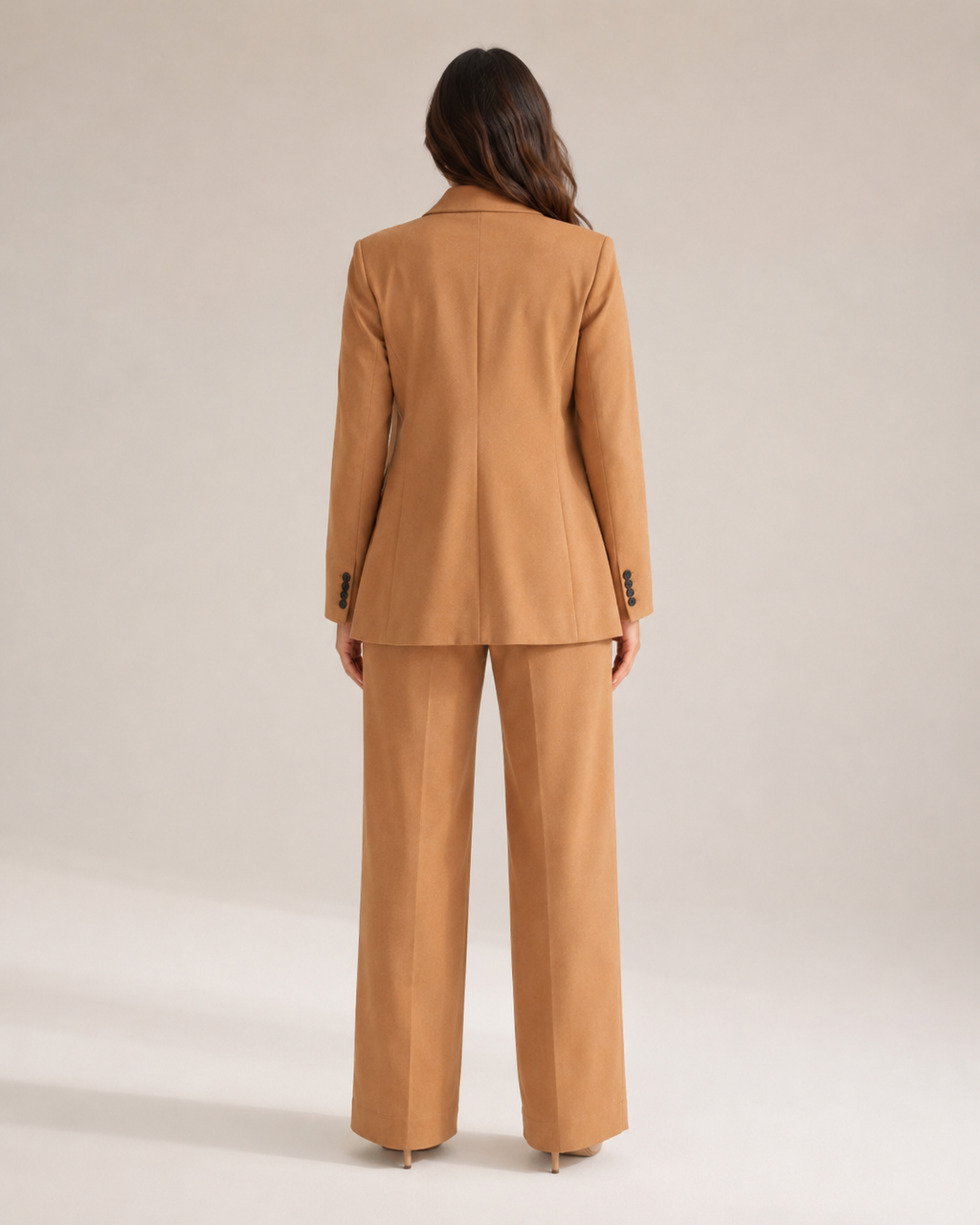 Nadine - Damespak Met Slim Fit Blazer En Rechte Broek