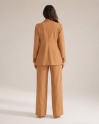 Nadine - Damespak Met Slim Fit Blazer En Rechte Broek