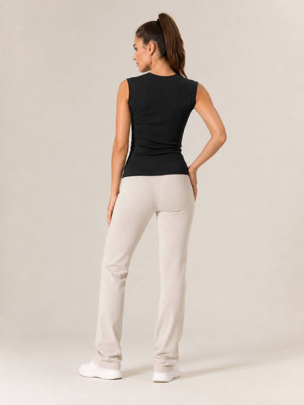 Kelsey - Mouwloze Top Met Ronde Hals