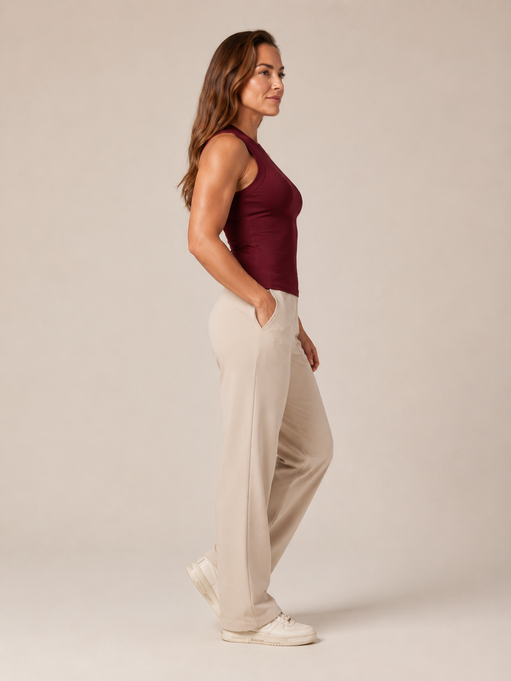 Kelsey - Mouwloze Top Met Ronde Hals