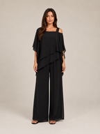 Umeko - Dames Tweedelige Set Met Asymmetrische Top En Rechte Broek
