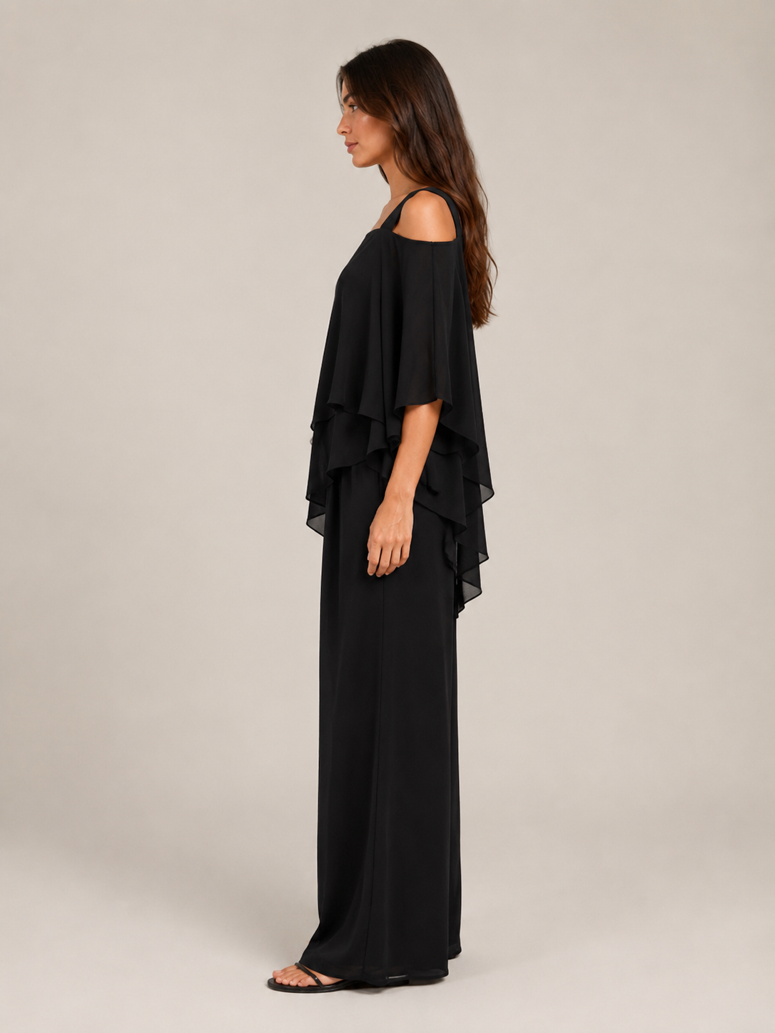 Umeko - Dames Tweedelige Set Met Asymmetrische Top En Rechte Broek