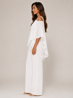 Umeko - Dames Tweedelige Set Met Asymmetrische Top En Rechte Broek