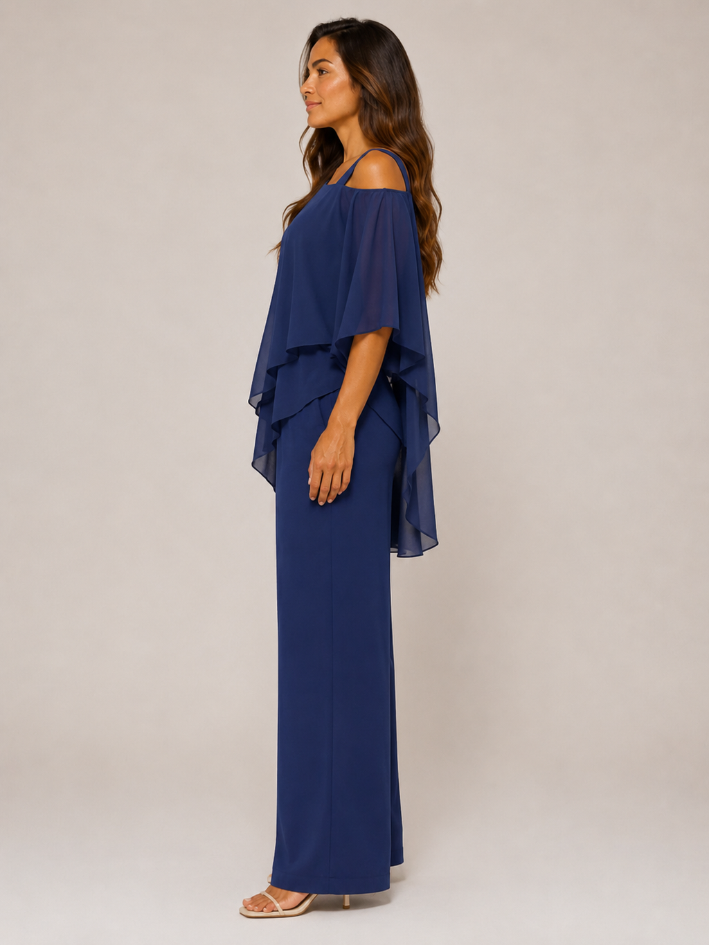 Umeko - Dames Tweedelige Set Met Asymmetrische Top En Rechte Broek