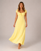 Merle - Zomerjurk met Bustier en A-lijn Rok