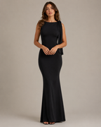 Lucinda - Satijnen One-Shoulder Avondjurk Met Strikdetail