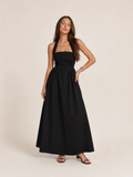 Laurine - Dames Halter Jurk Maxi-jurk Open Rug