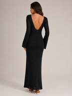 Liora - Dames Gehaakte Maxi Boho Jurk